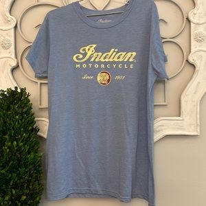 Indian Motorcycle Classic Blue Tee